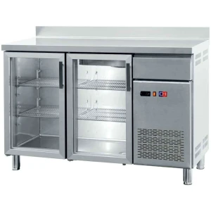 Frente Mostrador Refrigerado con Puertas de Vidrio 4 puertas de 2542 x600 x1045h mm CORDOBA FMCH-250V