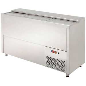 Enfriador de Botellas 3 Puertas Inoxidable Interior y Exterior de 1500 x550 x850h mm CORDOBA MRB-150I