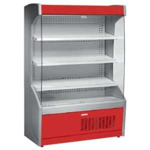 Mural Refrigerado Expositor 4 Estantes Fondo 700 de 1530 x700 x1998h mm AVEIRO MPL150-R color rojo