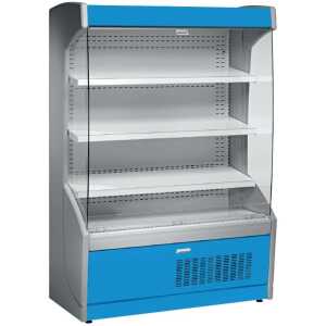 Mural Refrigerado Expositor 4 Estantes Fondo 700 de 1017 x700 x1998h mm AVEIRO MPL100-A azul