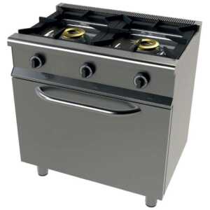 Cocina a gas con horno GN1/1 4