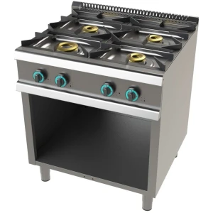 Cocina a gas con mueble de 4 fuegos 4