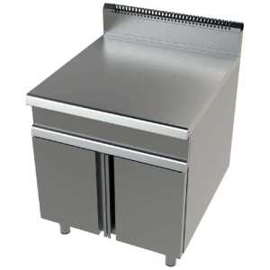 Mueble neutro acero inoxidable Serie 900 JUNEX con medidas 800x900x900 h mm BA9C800