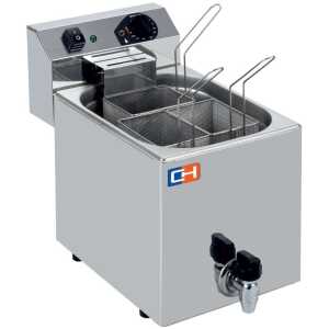 Cuecepasta Eléctrico Profesional 7 litros con 3 cestas 270X460X370h mm CP7L