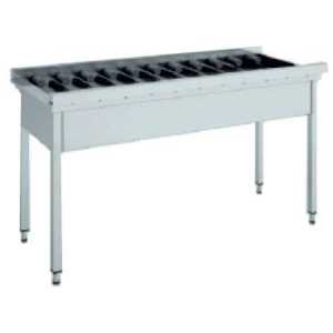 Mesa de Salida con Rodillos Recta de 1600 x 640 x850h mm MR-160