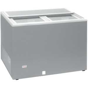 Enfriador de Botellas 400 litros  Puertas Inox de 1280 x670 x880h mm con ruedas AVEIRO AGF400 (COLOR GRIS)