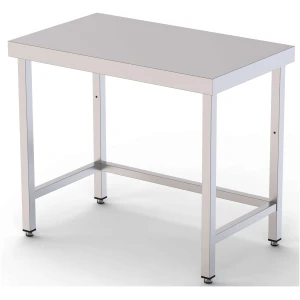 Mesa de Trabajo Acero inoxidable Central Sin Estante 1800x500x850h mm WTC150180S0