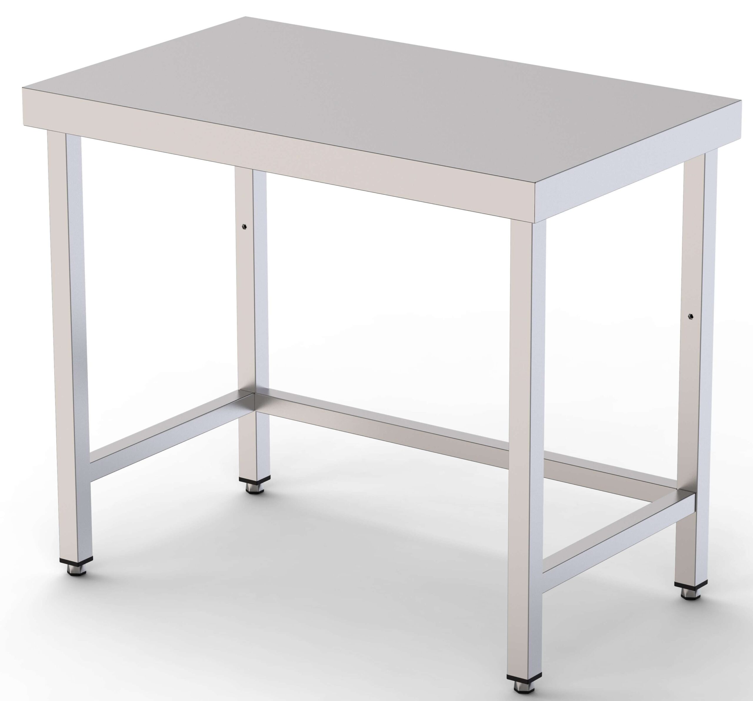 Mesa de Trabajo Acero inoxidable Central Sin Estante 1100x600x850h mm WTC160110S0