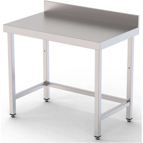 Mesa de Trabajo Acero inoxidable Mural Sin Estante 2200x500x850h mm WTW150220S0