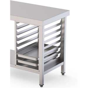 Módulo Acero Inoxidable Para 8 Bandejas 600x400 mm 658x512x597h mm WTA436659BK