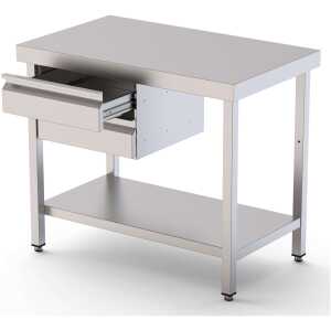 Módulo de Acero Inoxidable De 1 Cajón Con Guías Telescópicas 460x450x150h mm WTA464515DS