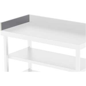 Peto de Acero Inoxidable Para Mesa Mural Lateral Derecho Con Fondo 500 mm WTA500RIGSS