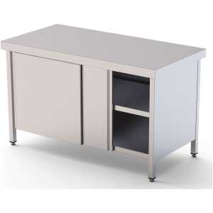 Estante Adicional Acero Inoxidable Para Mesa De Trabajo Fondo 900 Con Longitud De Mesa 2800 mm WTA902800AS