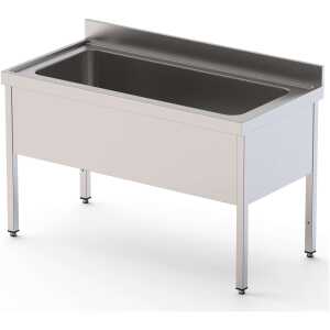 Fregadero Gran Capacidad Acero Inoxidable 1 Cuba Fondo 700 Con Mueble Sin Estante 1200x700x400h mm IS1712C1HCS0