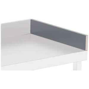 Peto Lateral Acero Inoxidable Izquierda Fondo de Mesa 600 mm ISA6000LDSS