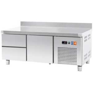 Mesa Baja con 2 cajones GN1/1-100 + 1 Cajón GN1/1-300  Refrigerada Fondo 700 de 1342 x700 x600h mm CORDOBA TRCHB-135-2