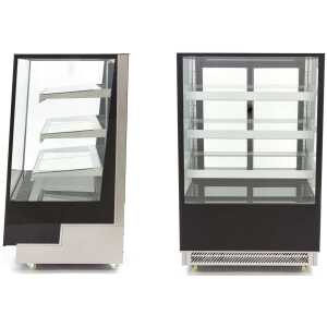 Vitrina Refrigerada Ventilada Total Cristal Recto con 3 estantes de cristal 1200X810X1454h mm Línea Pekín XC500L