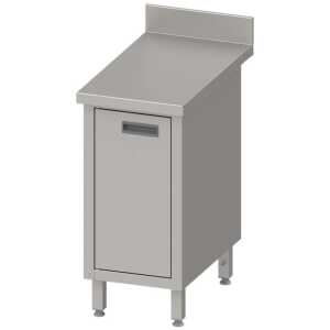 Mesa Mural acero inoxidable AISI 201 con puertas batientes 600x700x850 mm MMPB067 Línea Varsovia (950147060)