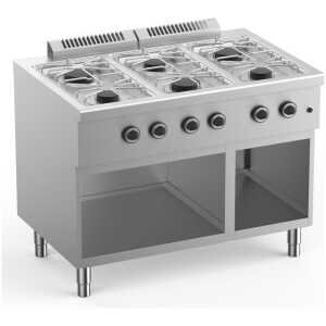 Cocina a Gas 6 Fuegos con Mueble Fondo 700 ELFU711A START LINE