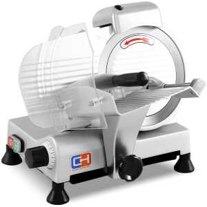 Cortadora de Embutidos cuchilla 220 mm y Potencia 210W Aluminio Anodizado y Base Lacada PEKIN MS-220