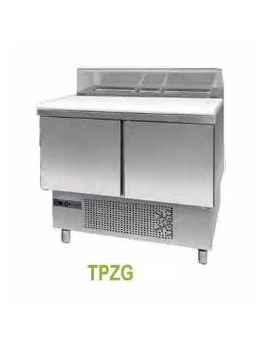 MESA REFRIGERADA DE PREPARACION CON GRANITO TPZG-100