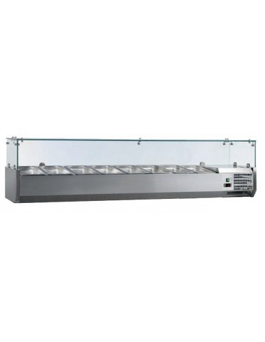EXPOSITOR REFRIGERADO INGREDIENTES VR-1500 6 CUBETAS