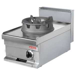 Cocina Wok a gas sobremesa 1 fuego 16 kw 400x700x290h mm WR711S Línea Estambul