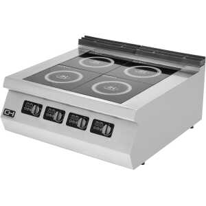 Cocina Inducción Sobremesa 6 Zonas 6 x 3 kW 1200x730x300h mm EMPPLS7IND030 Línea 700 Estambul