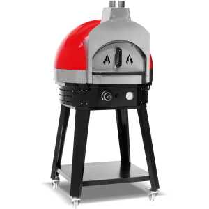 Horno de Pizza a Gas con Base de Piedra Diámetro 700 mm sin rotación EMPSPOH70 Línea Estambul