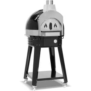 Horno de Pizza de Leña con Base de Piedra Diámetro 600 mm sin rotación EMPSPOH60W Línea Estambul