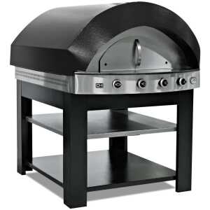 Horno de Pizza a Gas con Base de Piedra 950x1250 mm PLFPLSD2 Línea Estambul