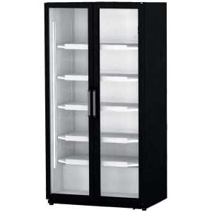 Expositor Refrigerado 800 Litros de 2 puertas abatibles Color Negro 875 x 690 x 1735h mm RV800 Línea Córdoba